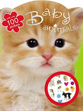Coloring and Sticker: Baby Animals Coloring Bo...