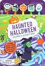 Haunted Halloween Coloring & Activity Book with Pencil Toppers