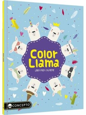 Libro para Colorear- Color Llama