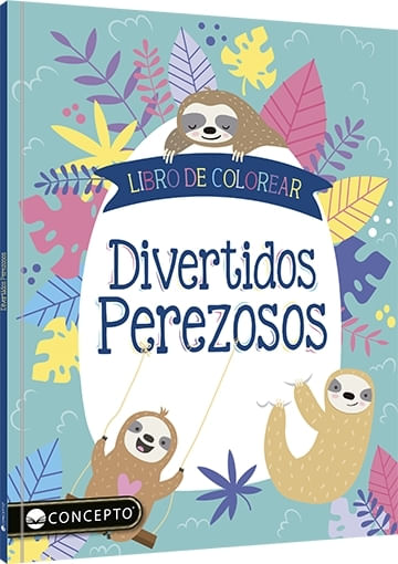 Libro para Colorear- Divertidos Perezosos