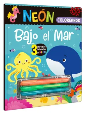 Neón Coloreando Bajo El Mar + Plumones Neón