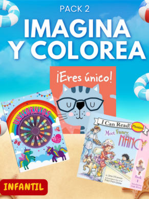 Pack 2 | Imagina y Colorea | Infantil