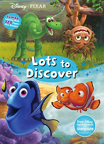 Disney Pixar Lots to Discover: Jumbo Coloring Book Plus Stickers Disney Pixar Lots to Discover: Jumbo Coloring Book Plus Stickers