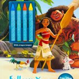 Disney Moana Follow Your Heart Color & Activity With Crayons