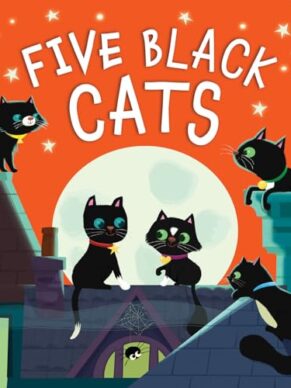Five Black Cats