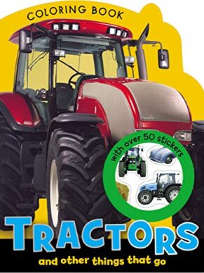 Tractors Mini Coloring Book