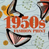 1950s Fashion Print