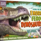 ¡Pinta Tus Propios Enormes y Feroces Dinosaurios! – Libro+kit de pintura